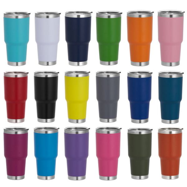 ISO9001 304 Double Wall Stainless Steel Cup 30 Oz Anti Cracking For Coffee