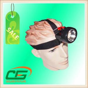 Quality Portable 80 Lumen High Power LED Mining Cap Lamp 3.7V 4.2V With PC Plastic Case for sale