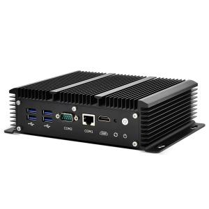 DDR4 RAM SSD HDD Fanless Mini PC 6*Gigabit LAN Industrial Mini PC