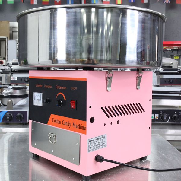 52cm Pot Diameter Commercial Cotton Candy Maker 220V-240V Voltage Perfect for Parties