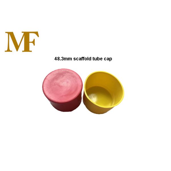 Buy Yellow Scaffold Pipe Tube Ends Safety Caps Plastic Granules at wholesale prices