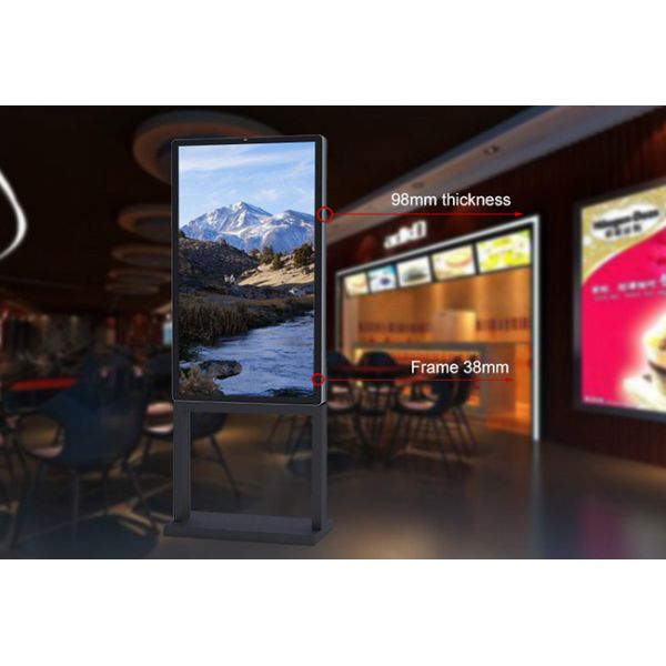 180W 2500nits Lcd Advertising Digital Signage 43" Standalone