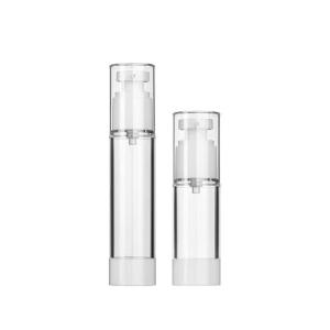 Custom Plastic Airless Bottle 15ml to 120ml for Cosmetics