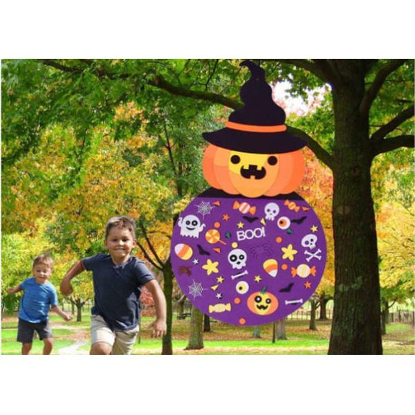 Buy EN71 Recyclable 52pcs Felt Halloween Decorations Outdoors Kit at wholesale prices