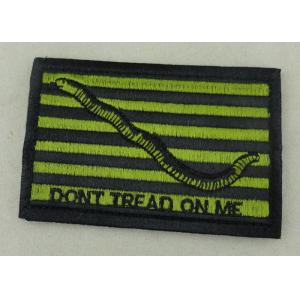 Eco - Friendly Custom Embroidery Patches Lockrand Laser Cut Flower Woven /