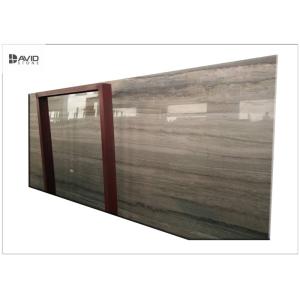 Silk Blue Veins Marble Natural Stone Slabs For Residents And Hotels Polished