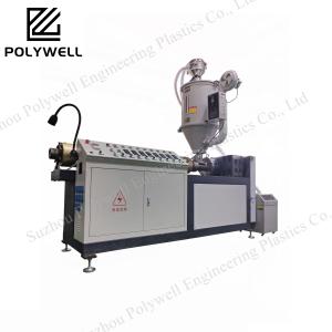Plastic Single Screw Nylon Profile Extrusion Machine For Nylon PA66 GF25 Thermal