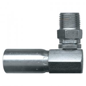 China EN853 1SN Bulk Hydraulic Hose Fittings Hydraulic 90 Degree Swivel on sale