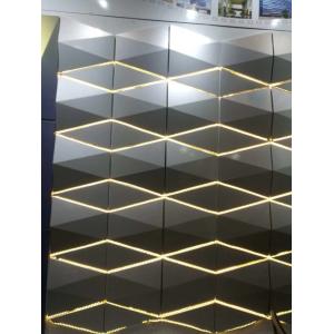 3D Design Aluminium Composite Panel Wall Cladding Material With LED Lighting