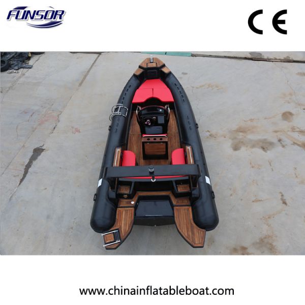 New Type Rib Boat Fiberglass Hull Suitable for Big Family or Travel Agency (FHH-R700)