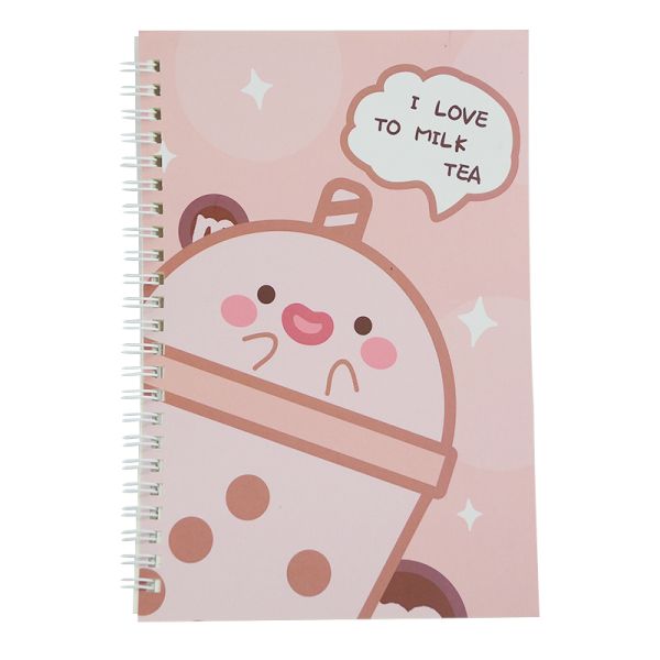 Soft Cover Personalised Custom Blank Kraft Paper Grid Notebook with Logo