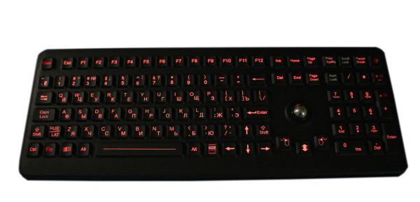 Buy Industrial  illuminated  backlight medicalkeybord  with  optical trackball at wholesale prices