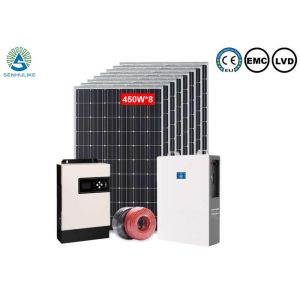 5KW Residential Hybrid Solar System With 10KWH Lithium Battery