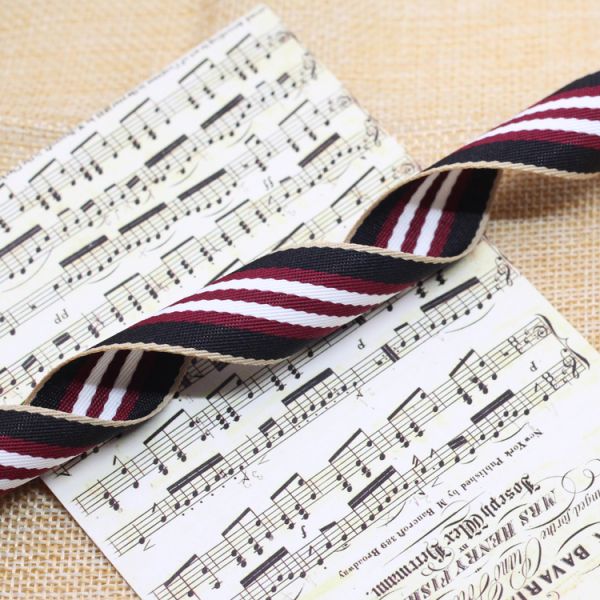 High Quality Stripe Printed Bow and Ribbon Sewing Ribbon Clothes Grosgrain Ribbon