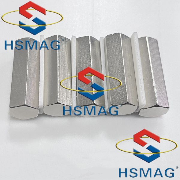 HSMAG Multifunction Electroplate Hexagonal Prism SmCo Magnet Sm2Co17 30AH 30EH