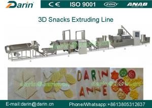 Automatic 3d& 2d Snack Crispy Chips/screw/shell/extruded Pellet Machine/fried Pellets Extruder Machine