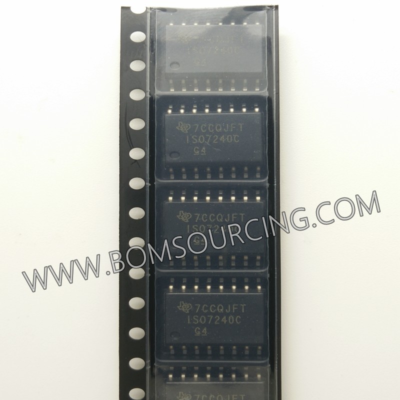 Quality General Purpose Digital High Speed Digital Isolator 2500Vrms 4 Channel 25Mbps ISO7240CDWR for sale
