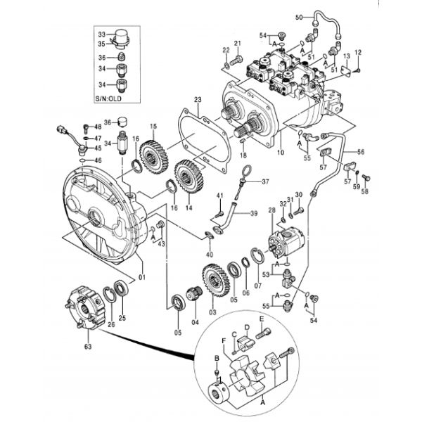 Excavator Main Pump For Hitachi EX200LC-5 EX200-5 EX210H-5 EX210LCH-5 Hydraulic Pump 9150726 9152668 9065880