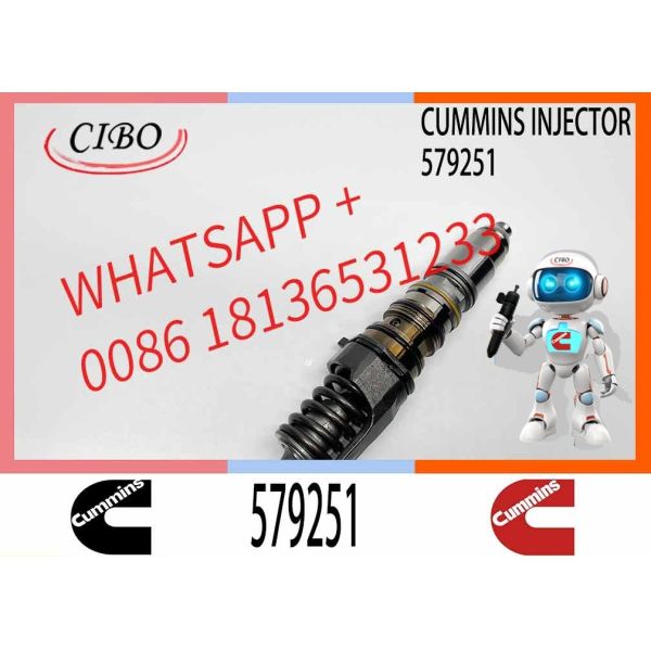 Buy Construction Machinery Parts Fuel Injector For QSKX15 Diesel 579251 1846350 579261 1731091 For CUMMINS Diesel Engine at wholesale prices