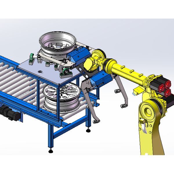 Full Automatic CNC Wheel Machine Aluminum Alloy Wheel Hub Lathe Machining