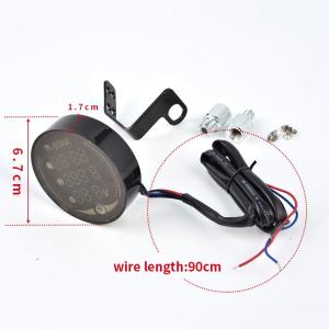 waterproof motorcycle speedometer thermometer Multi-Function LED Digital meter
