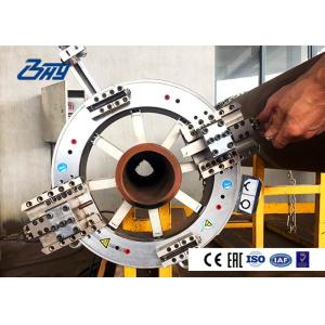 Auto Feed Hydraulic Pipe Cutting And Beveling Machine Precise Feed