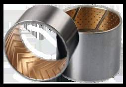 Bimetallic Metric Flanged Sleeve Bearing Automotive And Construction Machinery