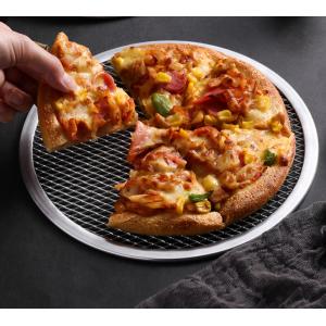 Seamless Round Pizza Screen Tray 6-22 Inch Aluminum Alloy