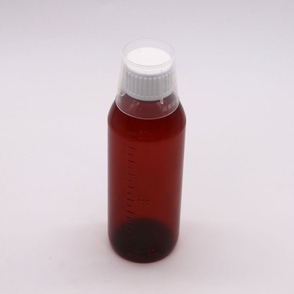 200cc Oval Amber Prescription Pharmacy Bottles PET Liquid Medicine for Pharmacy Storage