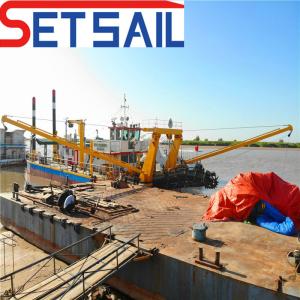 30 Days Return 24inch Diesel Engine Sand Dredger with Anchor Boom and Underwater