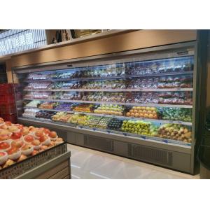 Adjustable Shelf 3600W Commercial Display Freezer Vegetable Open Display Chiller