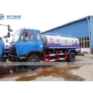 Dongfeng 153 10000L Q235 Carbon Steel Water Tank Truck