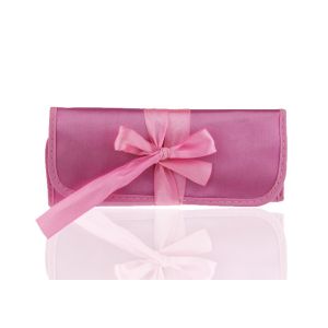 Pink waterproof Bag Makeup Brush Cylinder Including Contour Brush