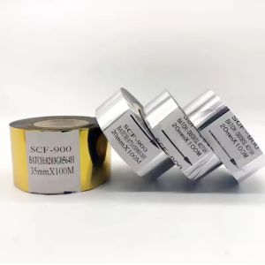 30mm * 100m SCF-900 New White Hot coding Ribbon for Printer Date Batch