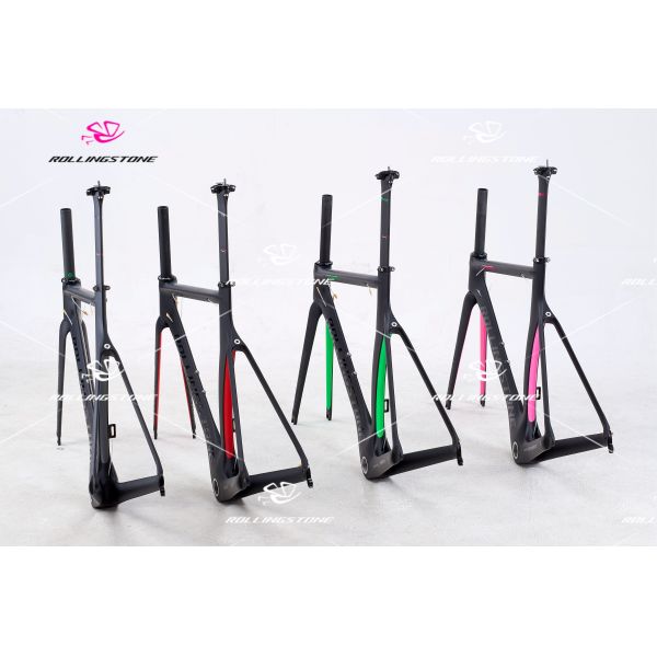 ROLLINGSTONE carbon road bicycle aero FRAME 700C*54CM(ST)balck/green