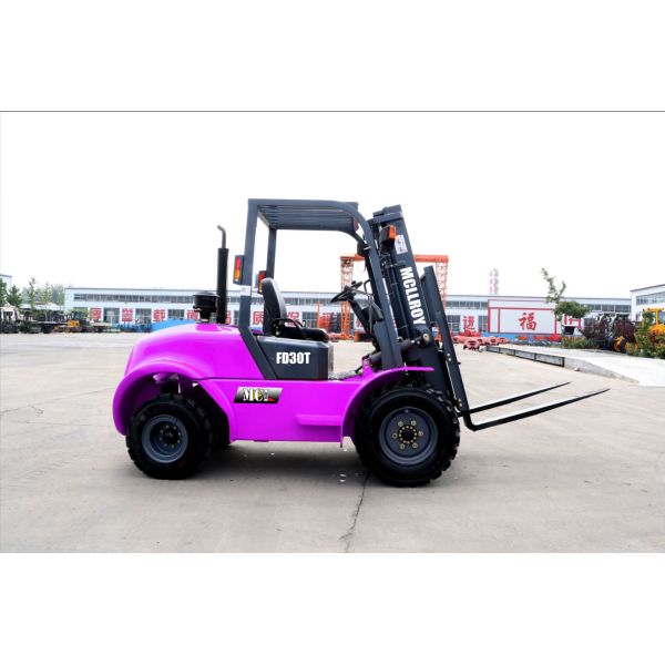 Buy Safe Counterweight Off-Road Forklift Truck "Overall Height  2450mm at wholesale prices