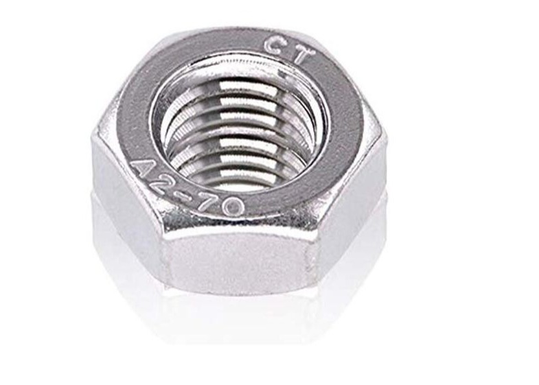 Quality Zinc 65mm Hex Head Nuts 4.8 Plain Stainless Steel Hex Nuts for sale
