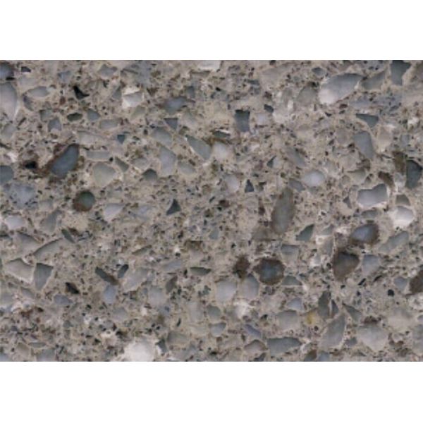 Buy Crystal Gray Sparkle Engineered Stone Kitchen Countertops , Artificial Quartz Countertops at wholesale prices