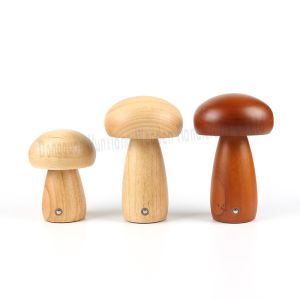Custom Wooden Mushroom Lamp, Night Light for Birthday Gifts