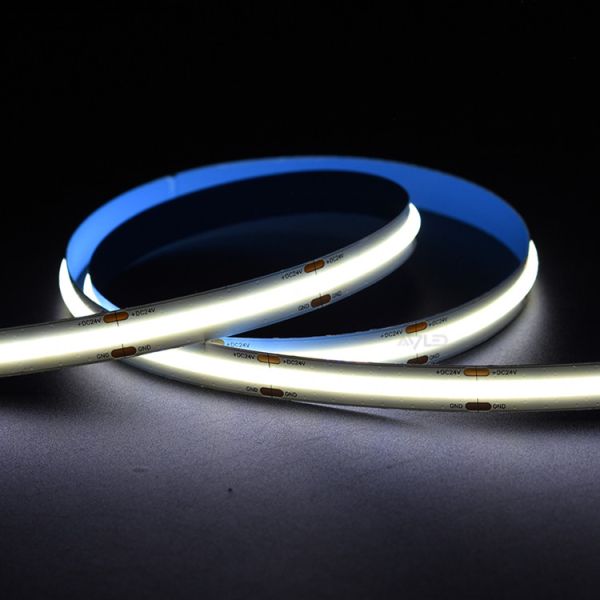 Cob LED Strip Lights 504 Leds/m 5M Warmer White 2700K CRI 90+ Super Bright