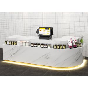 Titanium Plated Food Store Shelving Bread Bakery Shelves Bread Display