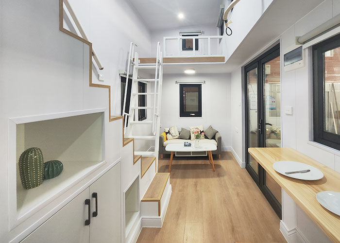 Cheap Expandable Tiny House With Solar Panels Portable Prefab Home Tiny House On