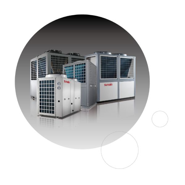 30KW R410a Electric Pool Heat Pump High Pressure Protection Air To Hot Water Heat Pump