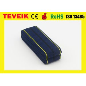 Reusable Dark Blue Fetal Monitor CTG Belt with Self-adhesive buckle, latex-free