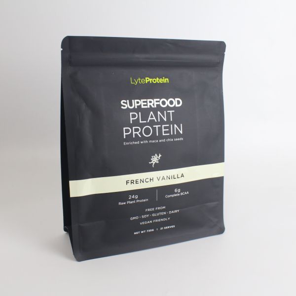 Buy Matte black 1kg custom flat bottom food packaging zipper plastic whey protein powder foil bag at wholesale prices