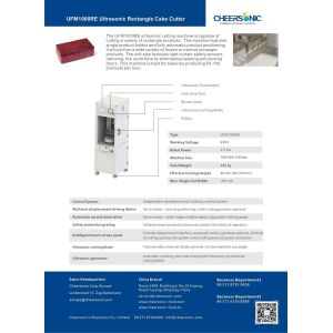 Ultrasonic Round Cake Slicing Machine Cut Round Cakes Pies Desserts