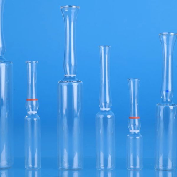 Clear Amber Glass Ampoules Vial Pharmaceutical Bottles Amber Glass Ampoule