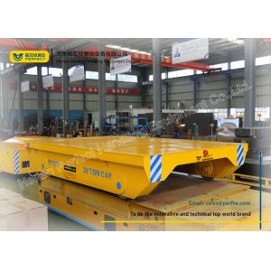 Steel Box Structure Rail Transfer Cart / Heavy Load Cart 0 ~ 20 M Per Minute