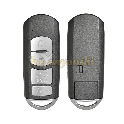 Buy Mazda 4 Buttons Smart Key Shell with Emergency Key Insert at wholesale prices