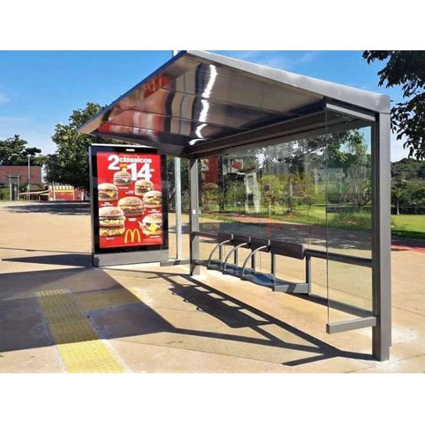 Factory Direct Sales 2500 Nits 55inch Outdoor Floor Standing Digital Signage For